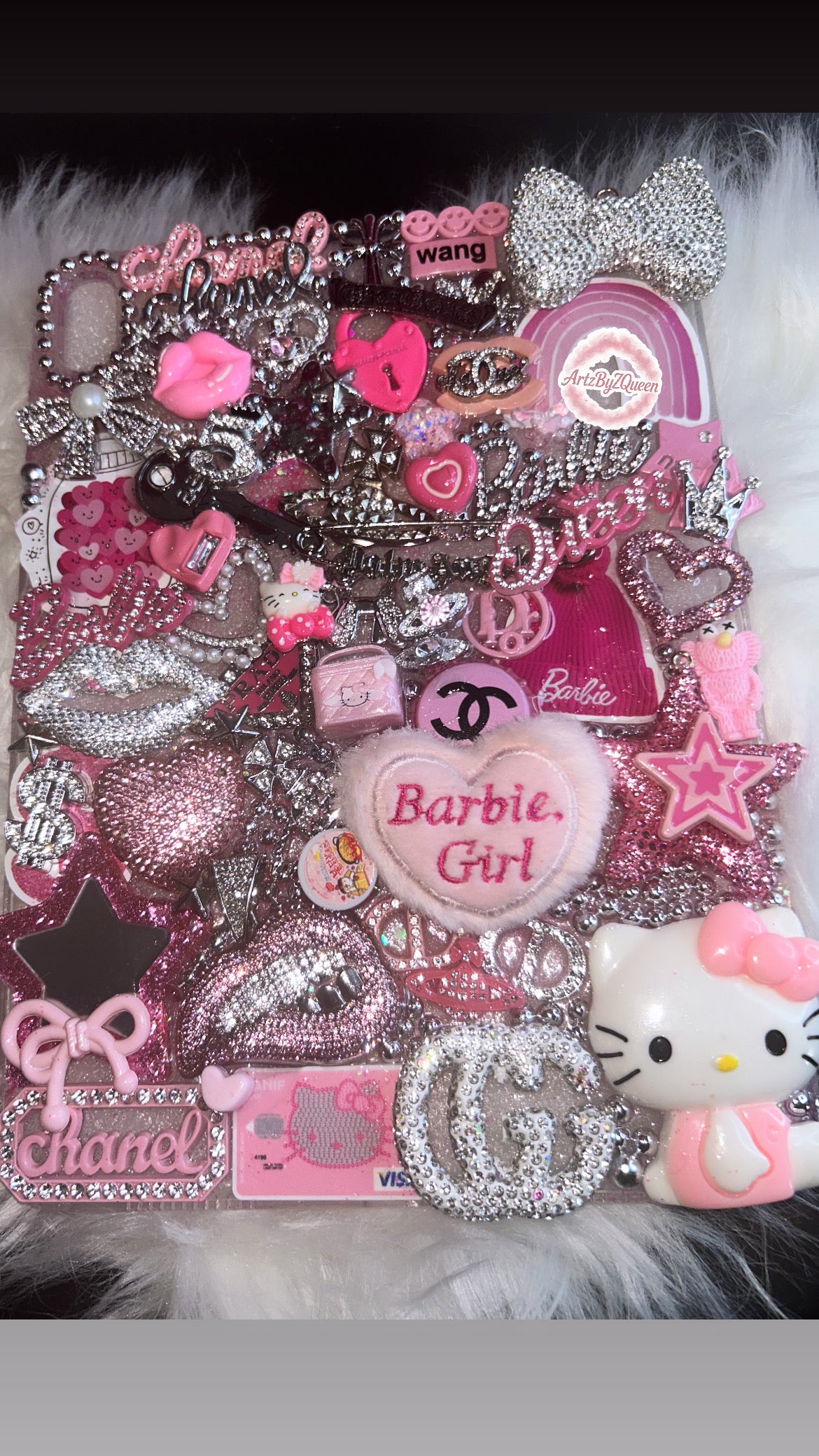 💗 Barbie Girl Bedazzled iPad Case  – Ready To Ship 💎✨