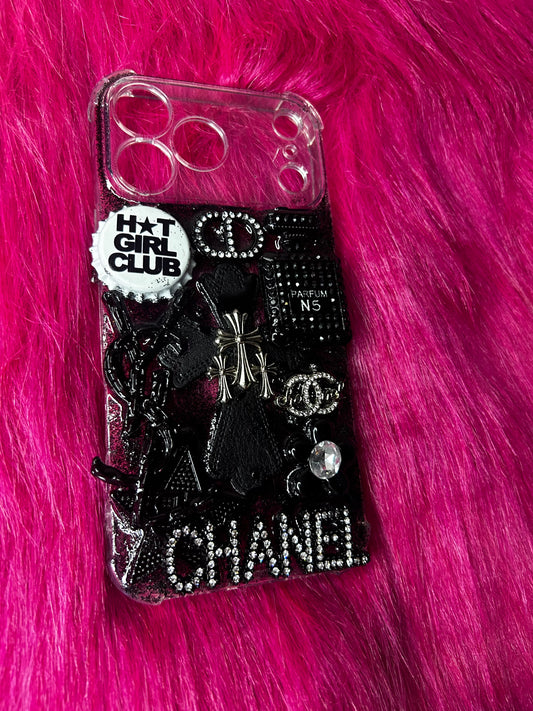 🖤 Black Luxury Bedazzled Case