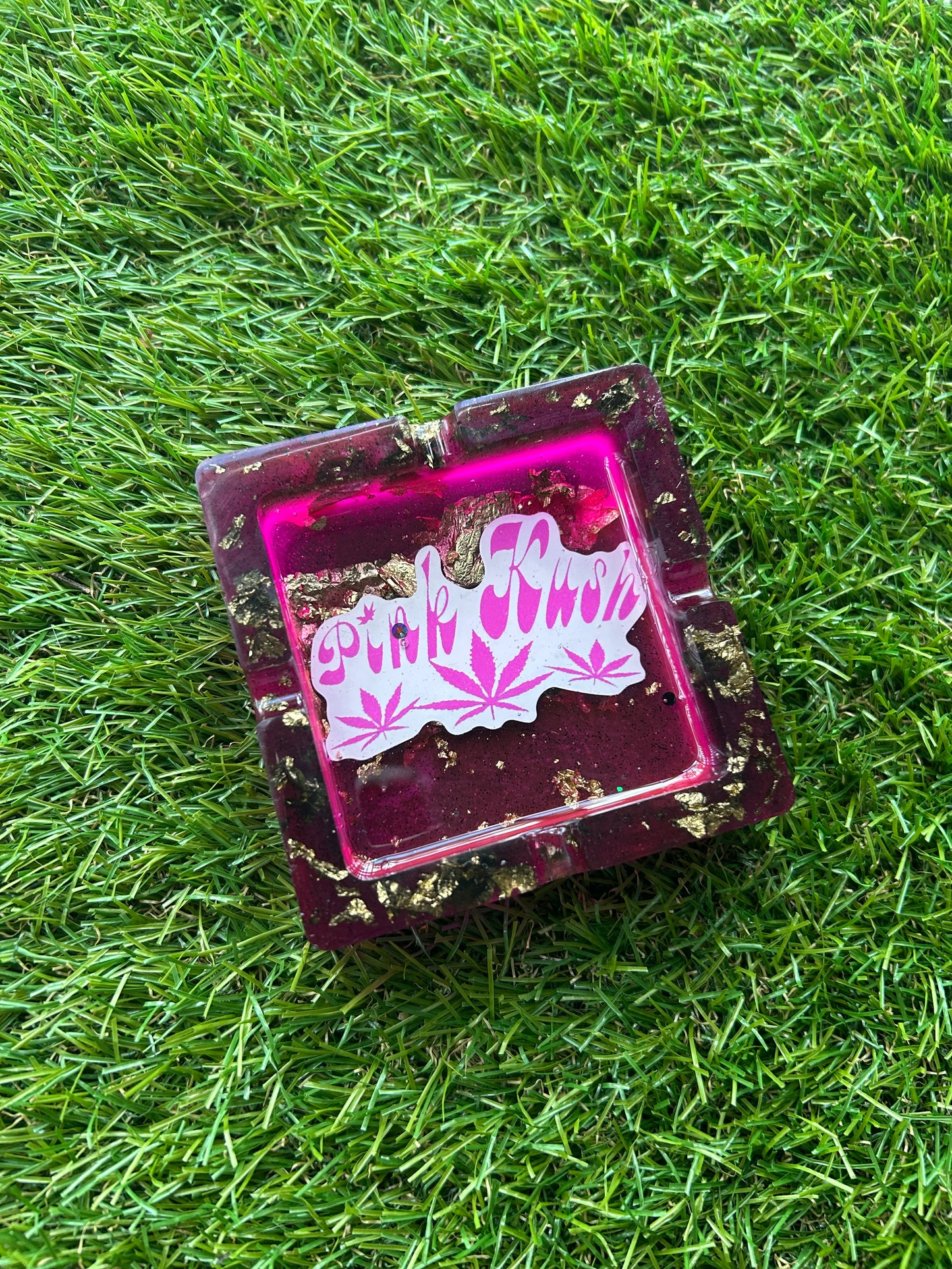 “Pink Kush” Small Tray + Gar Holder