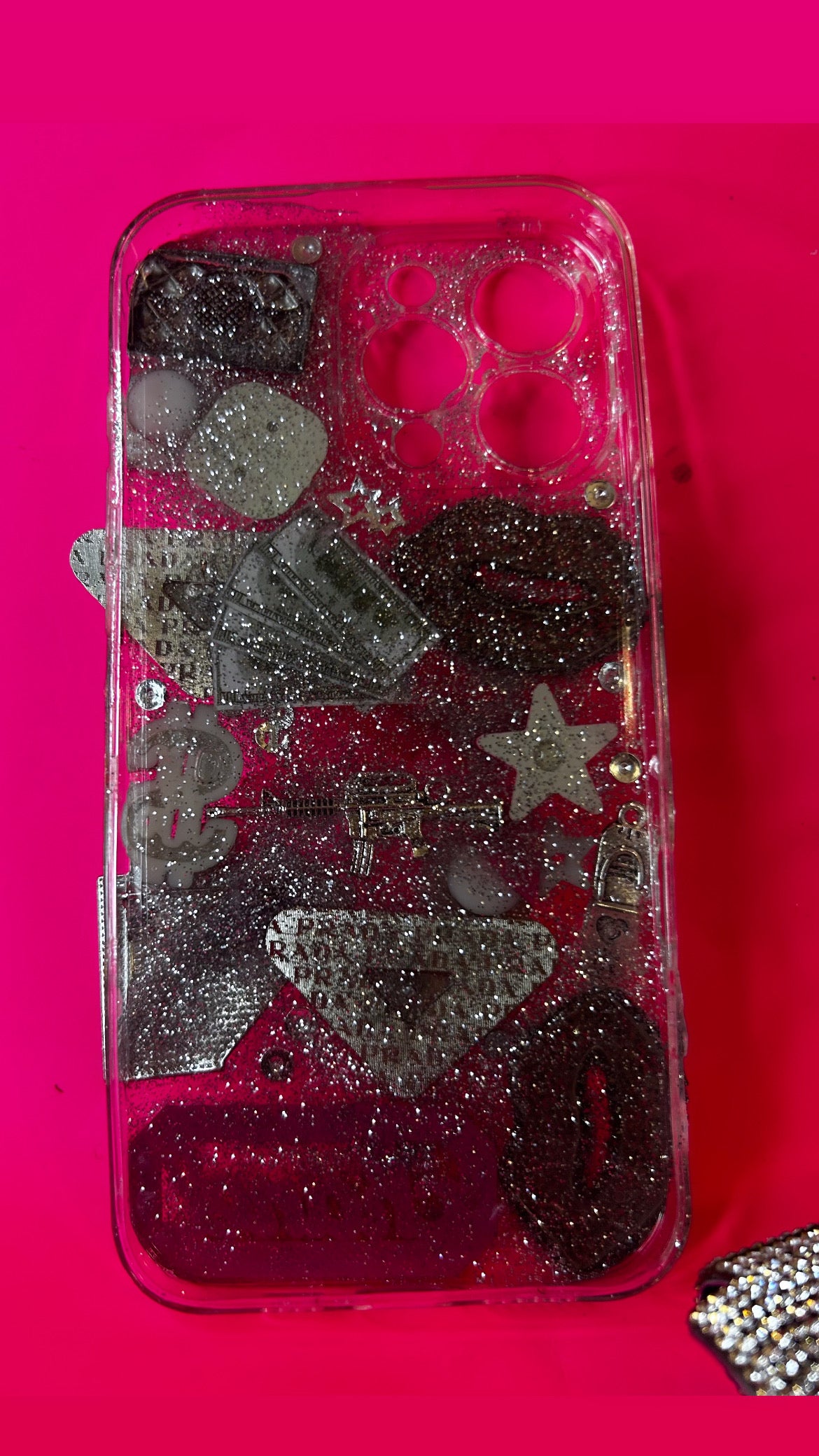 Pink Glam Bedazzled Case – iPhone 16 Pro Max (Ready to Ship)