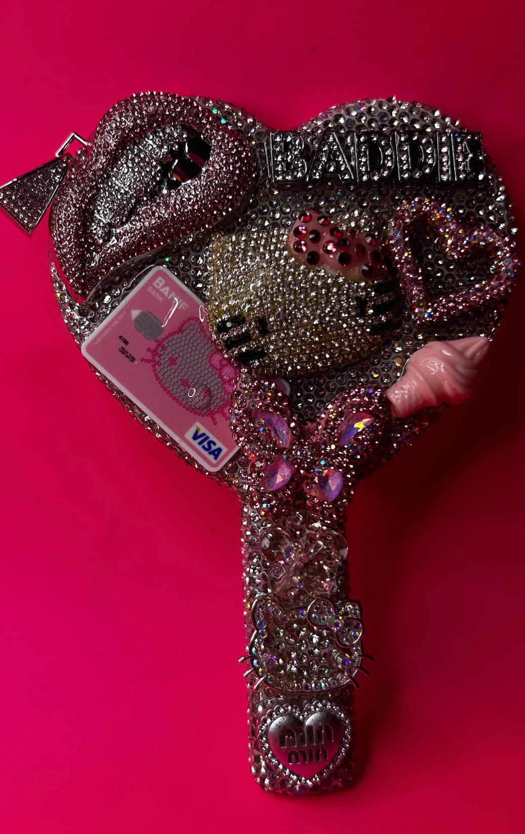 💖 Custom Freestyle Bedazzled Hello Kitty Mirror 💖
(Read Description)