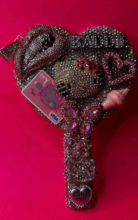 💖 Custom Freestyle Bedazzled Hello Kitty Mirror 💖
(Read Description)