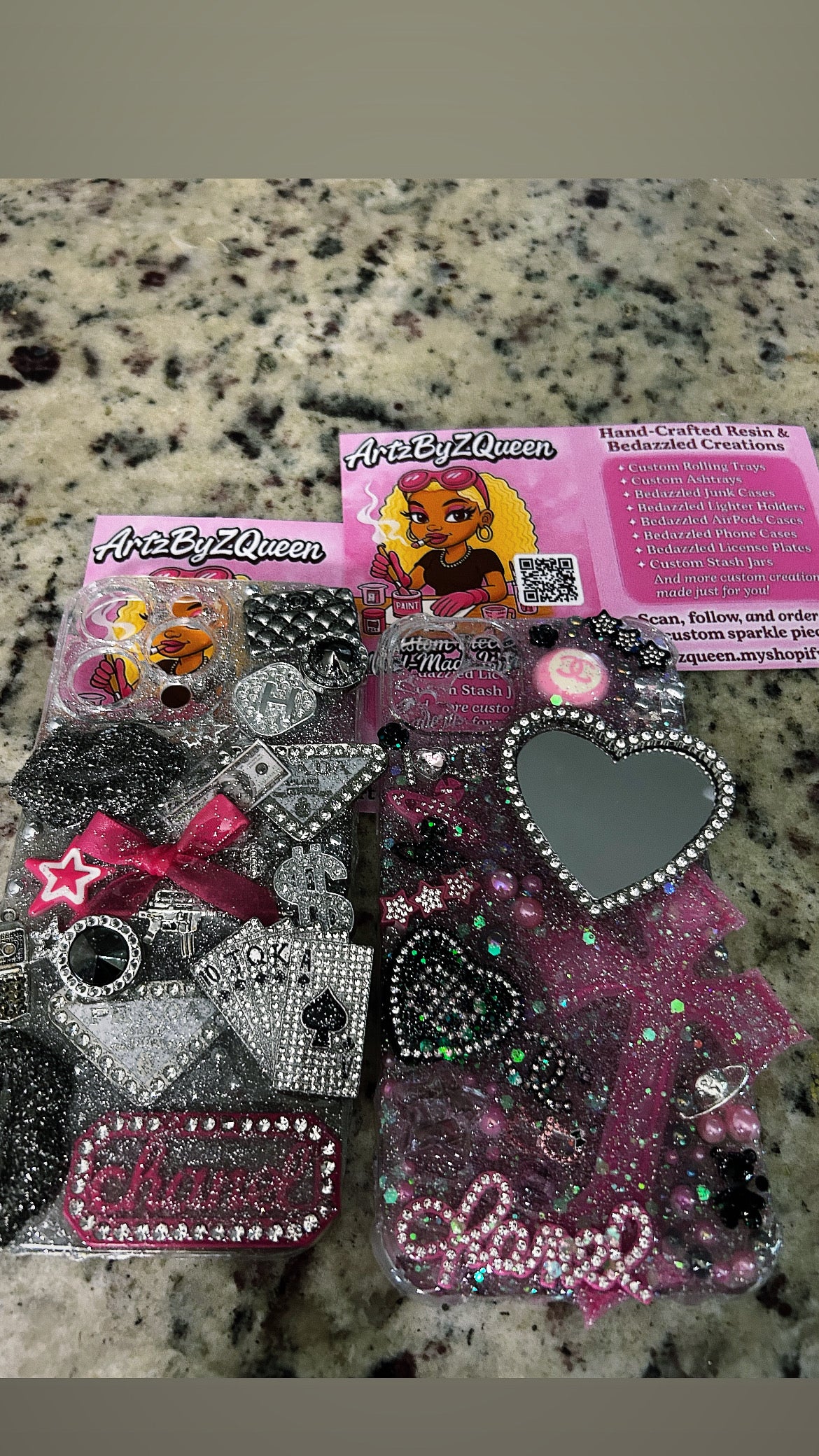 ✨ Custom Luxury Bedazzled Phone Case Listing ✨