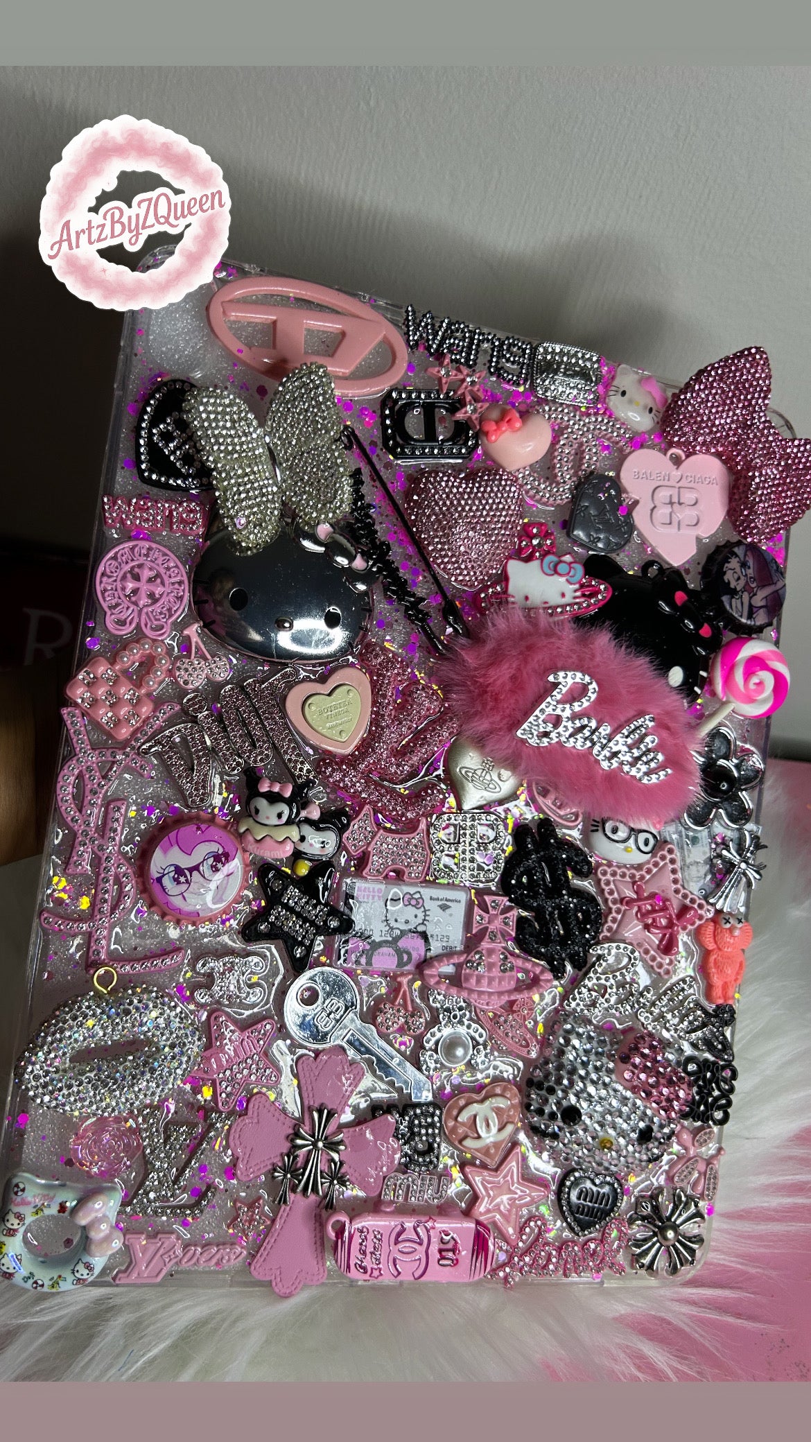 💎 Luxury Freestyle Bedazzled iPad Case